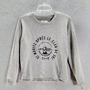 Heather Grey Ski Sweatshirt